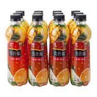 美汁源热带果粒复合果汁饮料 420ml*12瓶 PET 整箱装 可口可乐出品 *2件