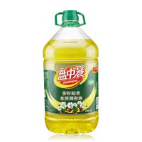 盘中餐 非转基因 茶籽原香食用调和油 5L