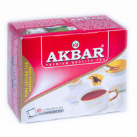斯里兰卡进口 阿客巴（AKBAR）高山锡兰红茶 2g*50 斯里兰卡进口