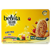 belVita 焙朗 早餐饼和立顿茶包礼盒 (盒装、600g)