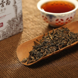 七彩云南 普洱茶 普洱茶熟茶 名门普洱散茶 200g