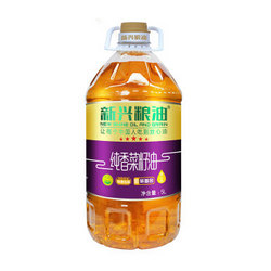 新兴粮油 非转基因 物理压榨 食用油 纯香菜籽油 5L *3件