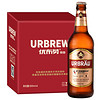  URBRAU 优布劳 德式小麦淡白熟啤 小麦原浆 全麦芽精酿啤酒 500ml*6瓶