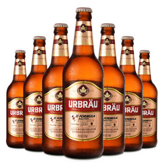  URBRAU 优布劳 德式小麦淡白熟啤 小麦原浆 全麦芽精酿啤酒 500ml*6瓶