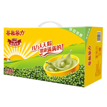谷粒谷力 绿豆浓浆 250ml*18盒 整箱装