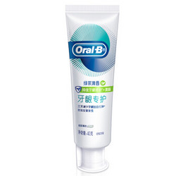 Oral-B 欧乐-B 排浊泡泡牙膏 绿茶持久清新修护牙膏 40g *6件