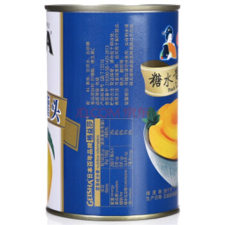 GEISHA 格益莎 糖水黄桃罐头 425g