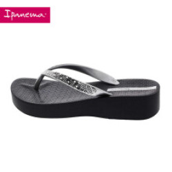 ipanema网眼坡跟人字拖女厚底拖鞋女坡跟鞋设