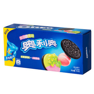 OREO 奥利奥 缤纷双果味夹心饼干 水晶葡萄味+水蜜桃味 194g