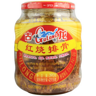 GuLong 古龙 肉罐头 红烧排骨 390g
