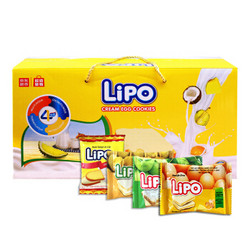 利葡（Lipo）越南进口 Lipo面包干 1kg 四种口味 混合装 *3件