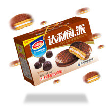 达利园 巧克力派1000g礼盒装 早餐面包零食点心糕点小蛋糕休闲食品整箱 常规款 1kg