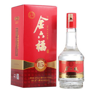 金六福 金典15 50度 白酒 475mL*6瓶 整箱装