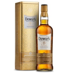 Dewar's 帝王 15年苏格兰调配威士忌 750ml 铁盒装+白雪牌 滴水藏海 吟酿 清酒 日本原瓶进口 米酒 300ml *3件