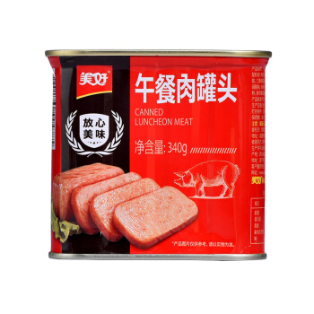 美好 午餐肉罐头 肉罐头 340g/罐装 *10件