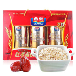 SEAMILD 西麦 红枣高铁营养燕麦片 礼盒装 1050g *3件