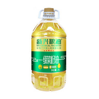 新兴粮油 非转基因 一级菜籽油 5L