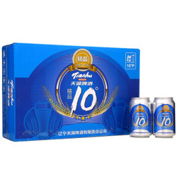 tianhu 天湖 啤酒   10度精品罐啤酒 330ml*24