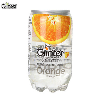 GLINTER 运得 多口味果味碳酸饮料 (350ml*6罐)