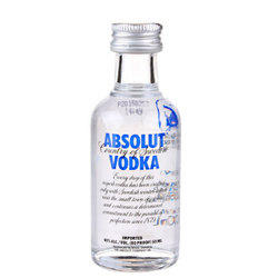 ABSOLUT VODKA 绝对伏特加 50ml