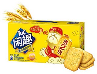 Tuc 闲趣 韧性饼干 自然清咸原味 新年加量装 1080g