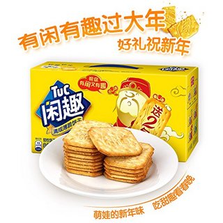 Tuc 闲趣 韧性饼干 自然清咸原味 新年加量装 1080g