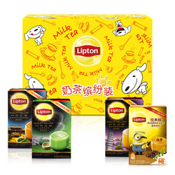 Lipton 立顿 奶茶 缤纷装年货礼盒 京东纪念版 4种口味 40包 730g *3件