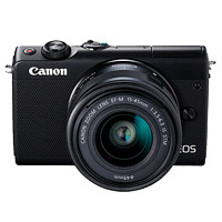 Canon 佳能 EOS M100（15-45镜头）微单套机(APS-C、2420万、黑色)