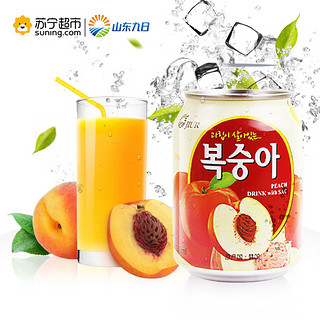 九日 桃果汁饮料 (238ml*12罐、蜜桃味)
