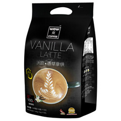 沃欧炭烧白咖啡速溶三合一马来西亚进口100条装提神咖啡粉1600g *2件