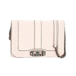 REBECCA MINKOFF CHEVRON QUILTED SMALL LOVE 女士斜挎包 *2件