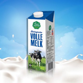 Vecozuive 乐荷 有机全脂牛奶 1L