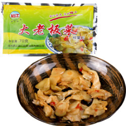 钱江 萧山大老板菜(榨菜片)70g/袋 酱菜榨菜下饭开胃早餐下饭菜