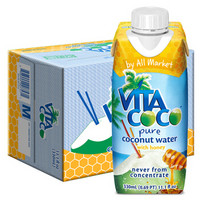 VITA COCO 唯他可可 天然椰子水 蜂蜜味 330ml*12瓶 整箱