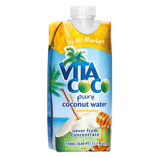 VITA COCO 唯他可可 天然椰子水 蜂蜜味 330ml*12瓶 整箱