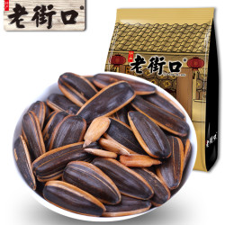 老街口 焦糖/山核桃味瓜子500g*4袋装葵花籽坚果炒货零食品批发
