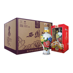 凤香正宗 国花瓷西凤酒10年整箱500ml*6 凤香型白酒 *2件