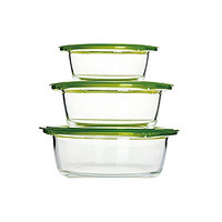 Luminarc 乐美雅 玻璃圆形保鲜盒 3件套