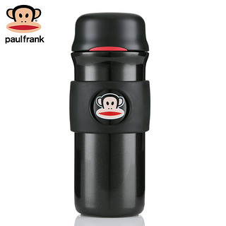 大嘴猴（Paul Frank）保温杯男女士办公商务水杯情侣杯子带手柄茶杯340ml炫黑PFD005