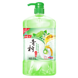 立白洗洁精 青柠洗洁精1.45KG/瓶 柠檬原液 维E护肤 去油食品用