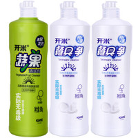Kami 开米 餐蔬悦净礼盒:餐具净 800g*2+蔬果净 800g*1