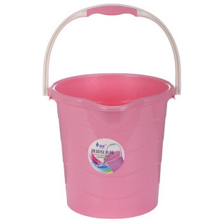 SHUNMEI 顺美 SM-2590 塑料水桶 10L手提式 粉色