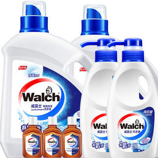 Walch 威露士 洗衣液套装（有氧洗2.25kg+有氧洗1kg+内衣净300gx2+消毒液60mlx3）