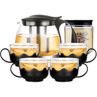 金熊 T912 茶壶茶具 (一壶四杯一茶叶罐) 700ML