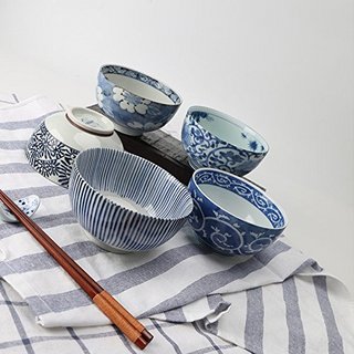 美浓烧 陶瓷餐具 5.1英寸 三个装