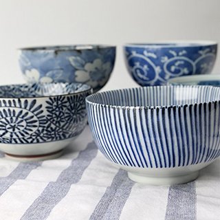 美浓烧 陶瓷餐具 5.1英寸 三个装