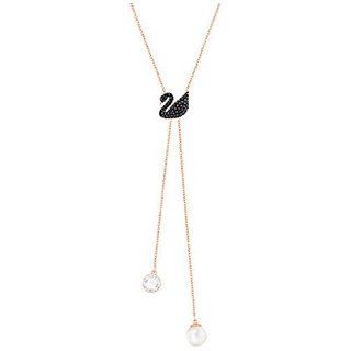SWAROVSKI 施华洛世奇 5351806 Y型黑天鹅项链