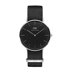 Daniel Wellington CLASSIC BLACK系列 DW00100151 时装腕表 *2件