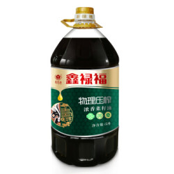 XINLUFU 鑫禄福 物理压榨 浓香菜籽油  5L *5件