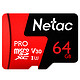  Netac 朗科 Pro microSDXC UHS-I A1 U3 TF存储卡 64GB　